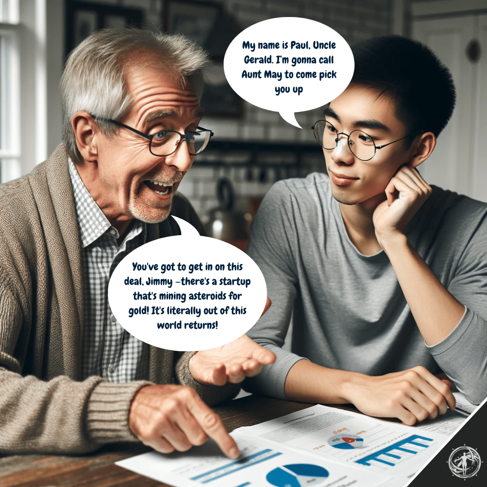 family investment advice humor