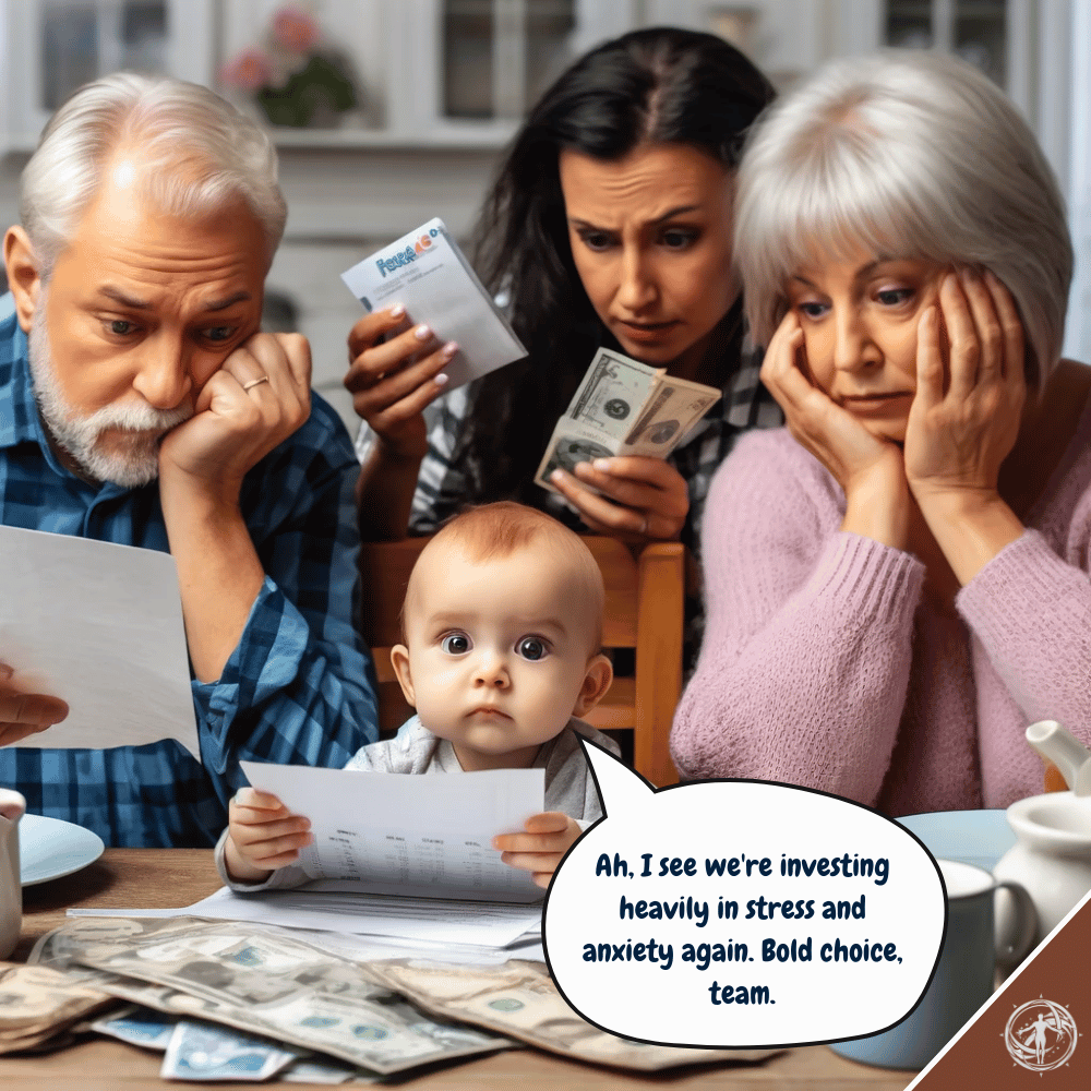 money mindset baby humor